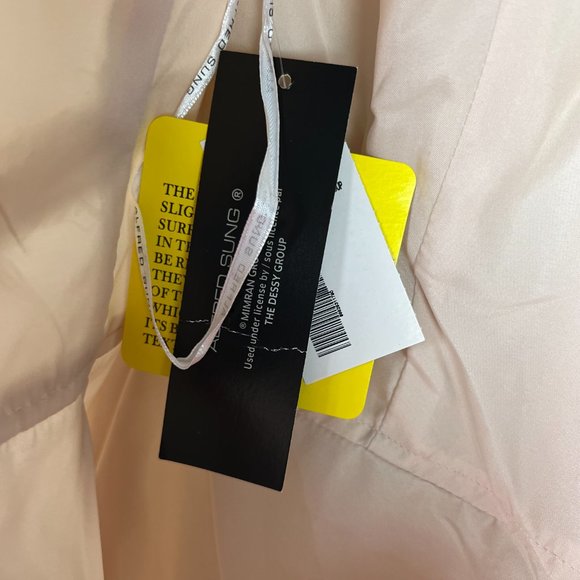 NWT Alfred Sung Dupioni Sleeveless Short Cocktail Dress with Bow Size 2 D626 - Picture 14 of 15